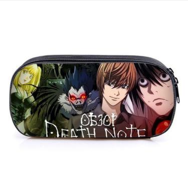 Imagem de Estojo de lápis Deaths Notes Anime de desenho animado de grande capaci