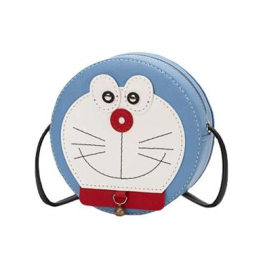 Imagem de Bolsa mensageiro Doraemons Cute Plush Anime Kids 18x18cm - Yiweisai