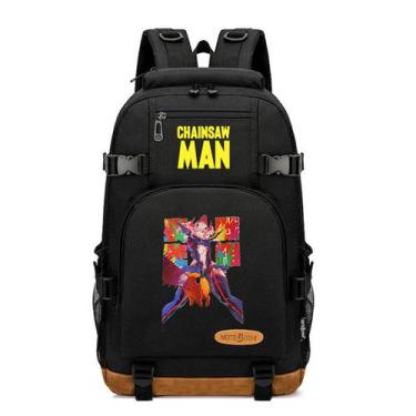 Imagem de Mochila Cartoon Kids School Chainsaws Mans Powers Anime - Yiweisai