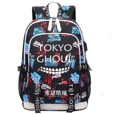 Imagem de Mochila escolar Tokyos Ghouls Anime para crianças - yiweisai