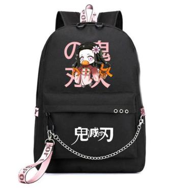 Imagem de Mochila escolar de anime Demons Slayers para escola - Yiweisai
