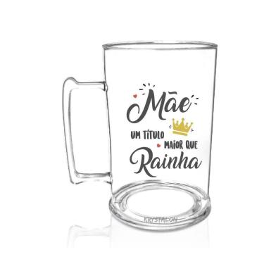 Imagem de Caneca Chopp Personalizada Para Dia Das Mães - Minha Rainha