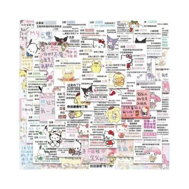 Imagem de Adesivos Kawaii Kuromi Keroppi Sanrio Mistos Para DIY, Decoração De Te