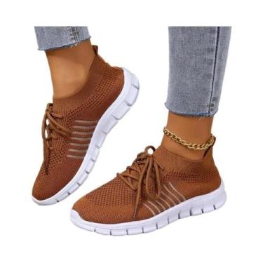 Imagem de Tênis Femininos De Verão Em Malha Respirável, Leves E Casuais, Confort