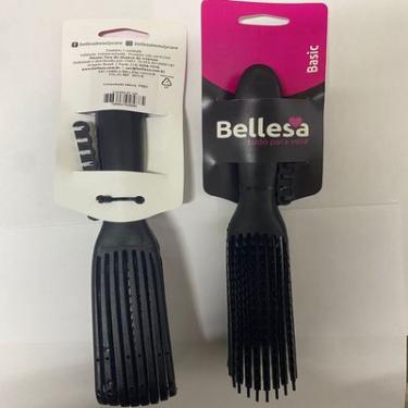 Imagem de Escova de Cabelo Cachos 1 Unidade Bellesa para Cabelos Cacheados e Crespos