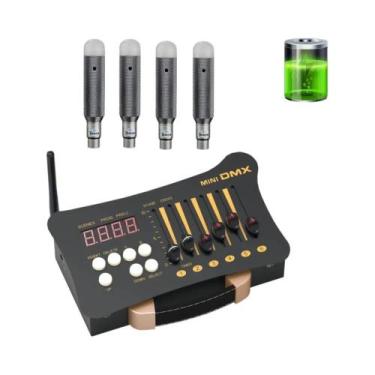 Imagem de Controlador DMX512 Com Receptor De Carregamento Para Luzes De Discotec