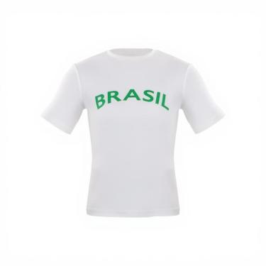 Imagem de Camiseta Brasil Feminina Manga Curta em Algodão Estilo e Conforto Jogos 2026 do P ao G1-Feminino