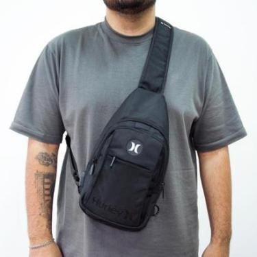 Imagem de Shoulder Bag Transversal Hurley Mochila Masculina 4 litros-Unissex
