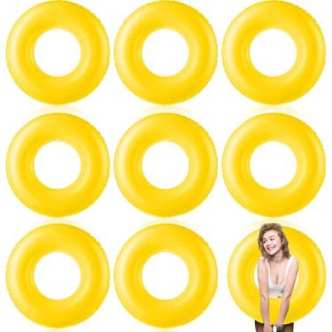 Imagem de Piscina inflável Float Gemscream, 8 peças de anel de natação de 90 cm