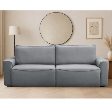 Imagem de Sofa 4 Lugares Retratil Reclinavel 280cm Linho Nobile Ferguile
