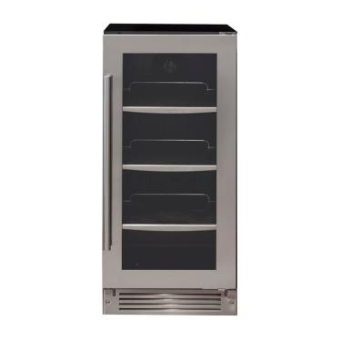 Imagem de Frigobar Cuisinart Arkton 93L Compressor para 34 Garrafas Porta em Aço Inox Vidro Temperado 220V