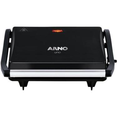 Imagem de Grill Elétrico Arno Compact GPTO com Placa Antiaderente Ajustável 700W Preto 220V