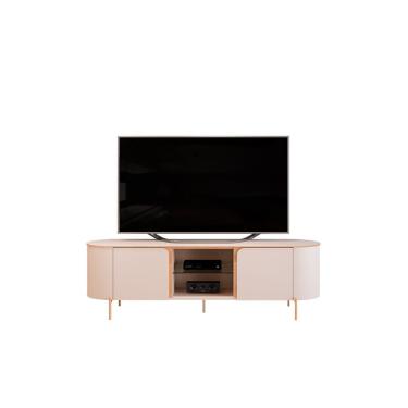 Imagem de Rack Bancada Para Tv Até 65 Dj Móveis Adele Off White