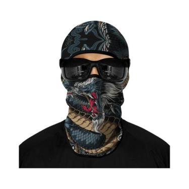 Imagem de Máscara De Ciclismo Masculina Com Estampa De Caveira Para Halloween, R