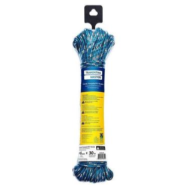 Imagem de Corda Trançada Pet Meada 6 mm X 30 m para Uso Doméstico e Agronegócio 