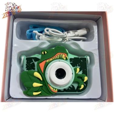 Imagem de Câmera de Vídeo Digital Infantil Unicórnio com Estojos de Silicone 1080p Verde OEM