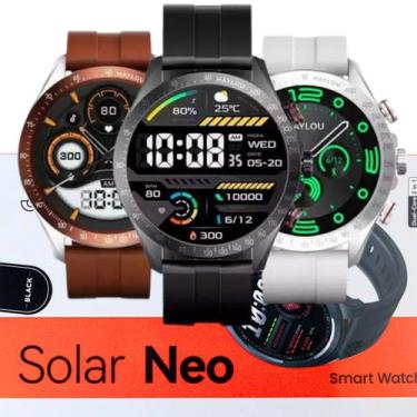 Imagem de Relogio Inteligente Masculino Haylou Solar Neo Android iOS Bluetooth M