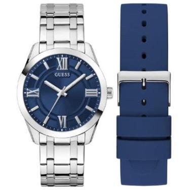 Imagem de Relógio Guess GW1008G1 Masculino 44mm Aço Inox-Masculino