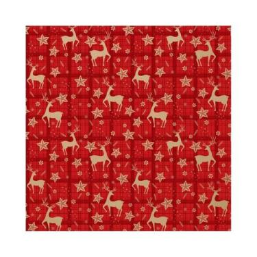 Imagem de Papel De Presente De Natal Do Papai Noel, Embalagem Kraft Para Present