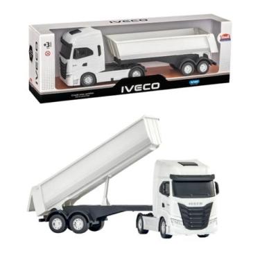 Imagem de Caminhão Basculante Iveco S-Way Toco - Caçamba e Porta Levantam Rodas 