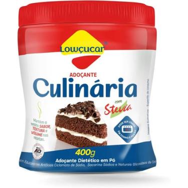 Imagem de Adoçante Lowçucar Culinária em Pó Lata 400g
