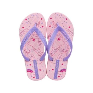 Imagem de Chinelo ipanema fantasia infantil menina rosa 27012, Rosa, Lilás, 33