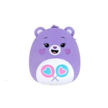 Imagem de Pelúcia Squishmallows Ursinhos Carinhosos Share Bear Roxo 20cm Sunny