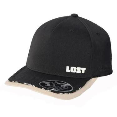 Imagem de Boné Lost Aba Curva Snapback Lost Aba SM26 Preto, Preto, Único