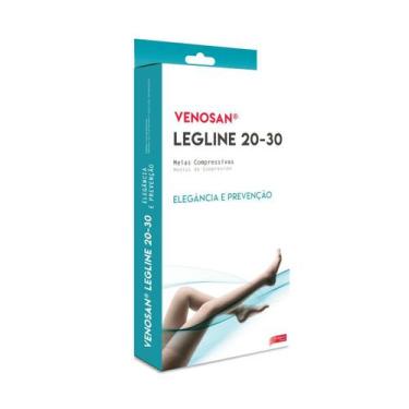 Imagem de Venosan legline meia coxa 7/8 agh 20-30 pe aberto - 01 par, Marrom, G