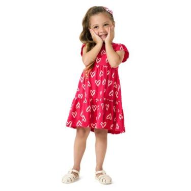 Imagem de Vestido feminino rosa carmim 18 1754 tpx 1001004-40056-1 - Kyly, Rosa,