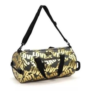 Imagem de Bolsa Sacola Feminina Transversal Metalizada Viagem Academia - Seanite