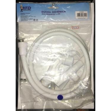 Imagem de ducha higienica pvc branca 1,2m HFD