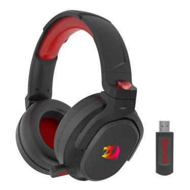 Imagem de Fone headset gamer sem fio nomen pro h838-pro redragon preto