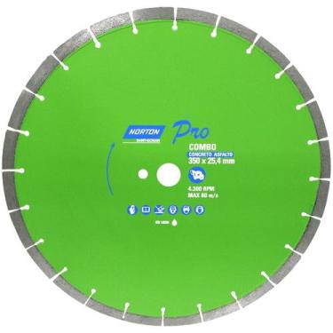 Imagem de Disco Diamantado 350mm para Asfalto e Concreto Norton 70184602123