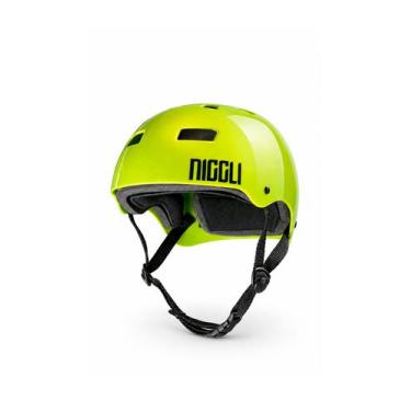 Imagem de Capacete amarelo neon pro brilho niggli, PP