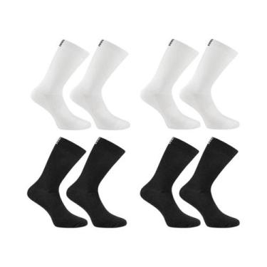 Imagem de Meias Esportivas De Compressão Unissex, 4 Pares Para Corrida, Ciclismo
