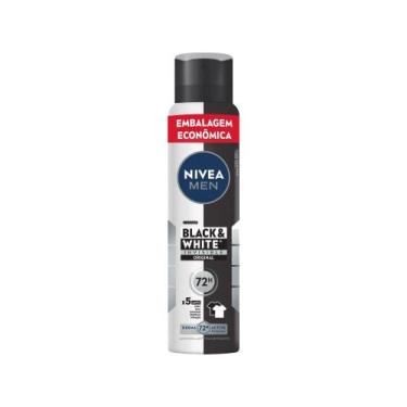 Imagem de Desodorante Antitranspirante Aerossol Nivea - Invisible Black & White 