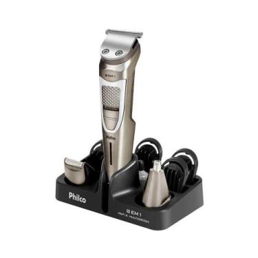 Imagem de Aparador de Pelos Philco Multigroom 8 em 1 PAP16 sem Fio Preto 110V