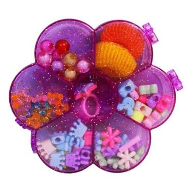 Imagem de Kit c/ 6 Kit Micangas Bijuteria Pulseira Colar 100 Pecas - JP