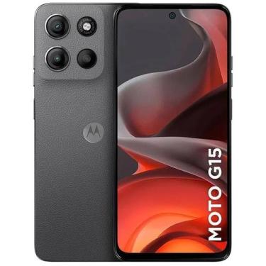 Imagem de Motorola Moto G15 128GB 8GB RAM Dual SIM Tela 6.72 Cinza