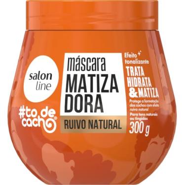 Imagem de Salon Line, Máscara Matizadora, #TodeCacho, Ruivo Natural, Vegano - Para Cabelos Ondulados, Cacheados e Crespos, 300 g