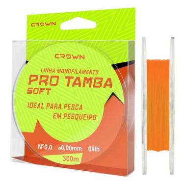 Imagem de Linha Monofilamento Crown Pro Tamba Soft Laranja 27lb (0.37mm-300m)
