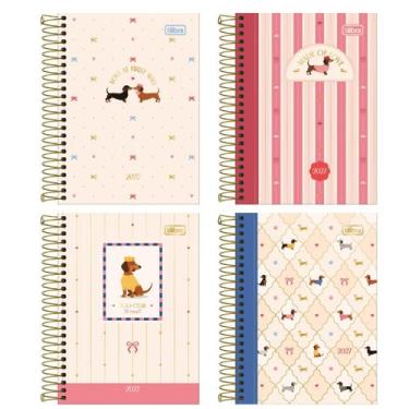 Imagem de Agenda Espiral Capa Dura Brownie 2027 - 11 x 15,4 cm - Capas Sortidas 