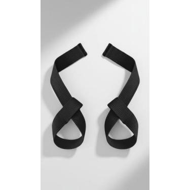 Imagem de Strap para Treino Academia Par Preto 3cm - Congratulations Store