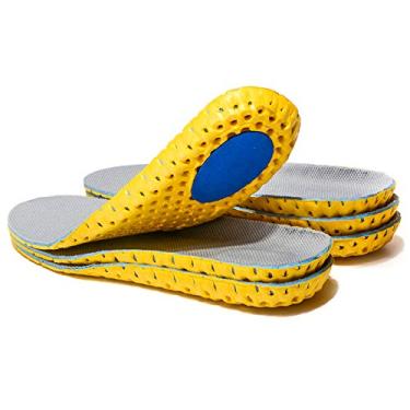 Imagem de XINIFOOT 3 pares de palmilhas elásticas com absorção de choque, respirável, favo de mel, palmilhas de substituição para sapatos esportivos