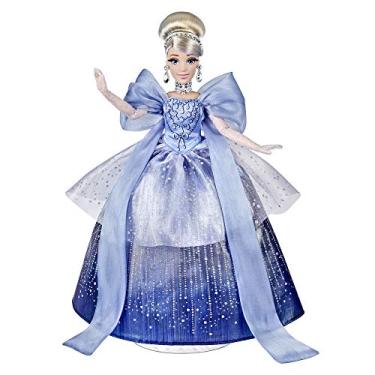 Imagem de Boneca Disney Princesa Style Series Cinderela em Moda Natalina - E9043 - Hasbro