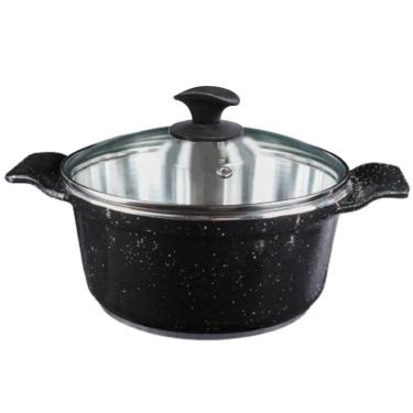 Imagem de Caçarola Preto Liso Alumínio Fundido Usinado Javali AA 30cm