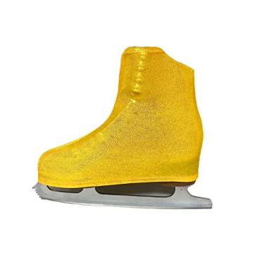 Imagem de Kami-So Capas metálicas para botas de patinação artística | Proteção de patins de hóquei no gelo contra arranhões, arranhões e sujeira | Capa de sapato de skate durável | Acessórios de patinação no