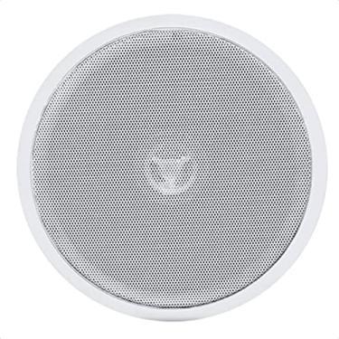 Imagem de Arandela Redonda 6" Pol Coaxial Ativa Branca 70W RMS 8 Ohms Borda Emborrachada Bobina Simples - Leson 2LS0AT78B