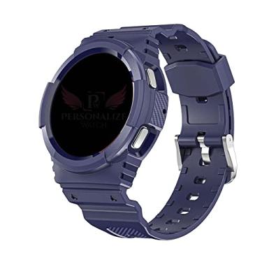 Imagem de Pulseira Personalize Watch Armadura compatível com Samsung Galaxy Watch 4 Classic 42mm Sm-R880 e Sm-R885 (Azul)
